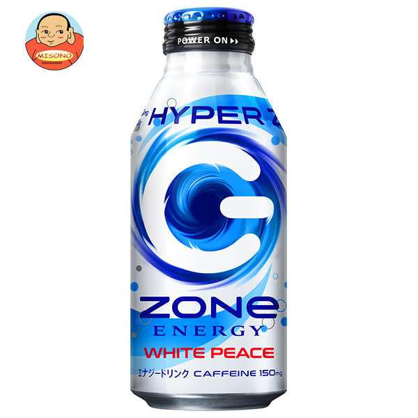 サントリー HYPER ZONe ENERGY(ハイパーゾーンエナジー) WHITE PEACE 400mlボトル缶×24本入×(2ケース)｜ 送料無料