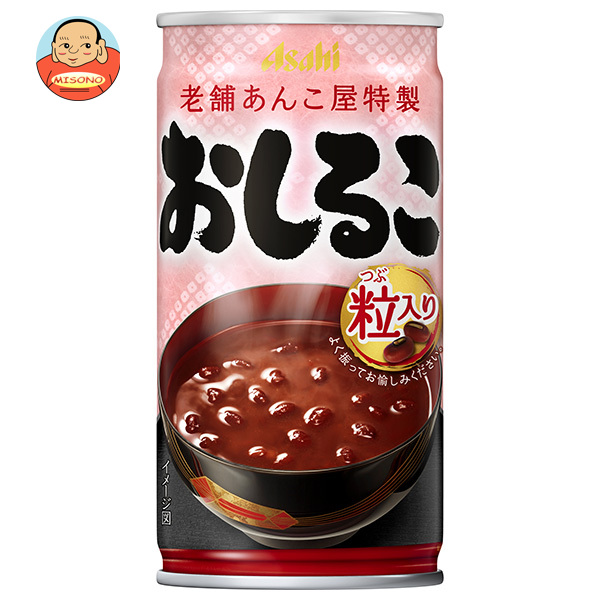 アサヒ飲料 おしるこ 190g缶×30本入×(2ケース)｜ 送料無料の通販は