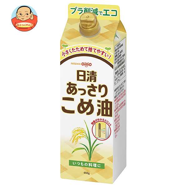 日清オイリオ 日清あっさりこめ油 450g×6本入×(2ケース)｜ 送料無料