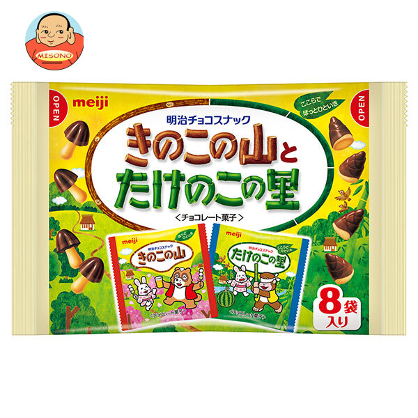 明治 きのこの山とたけのこの里 8袋×18袋入｜ 送料無料の通販は 7,477円