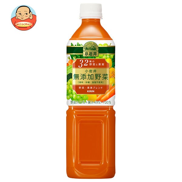 【賞味期限2025.04かそれ以降】キリン 小岩井 無添加野菜 32種の野菜と果実 930gペットボトル×12本入×(2ケース)｜ 送料無料の通販は