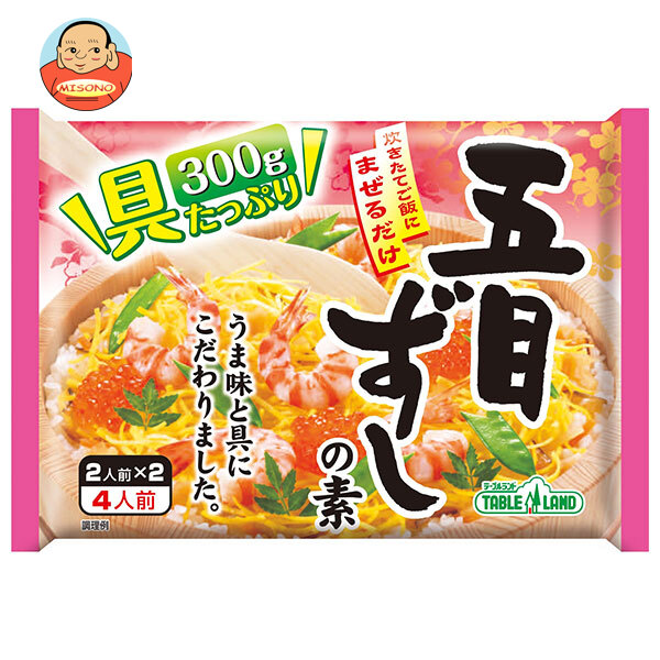 丸善食品工業 五目ずしの素 300g×20袋入×(2ケース)｜ 送料無料 一般食品  調味料 ちらし 具だくさん