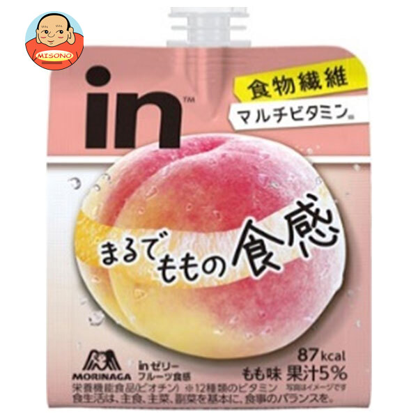 森永製菓 inゼリー フルーツ食感 もも味 150gパウチ×36本入｜ 送料無料の通販は 7,808円