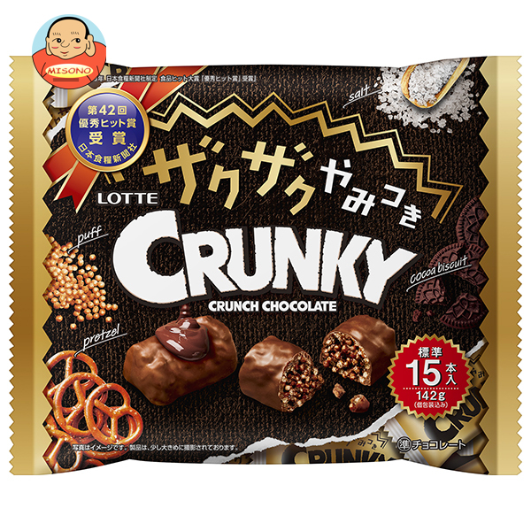 ロッテ ザクザクやみつきクランキー シェアパック 142g×18袋入｜ 送料無料の通販は 7,847円