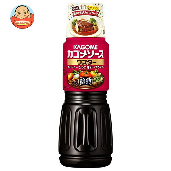 カゴメ 醸熟ソース ウスター 500ml×20本入×(2ケース)｜ 送料無料 一般食品 調味料 ソース