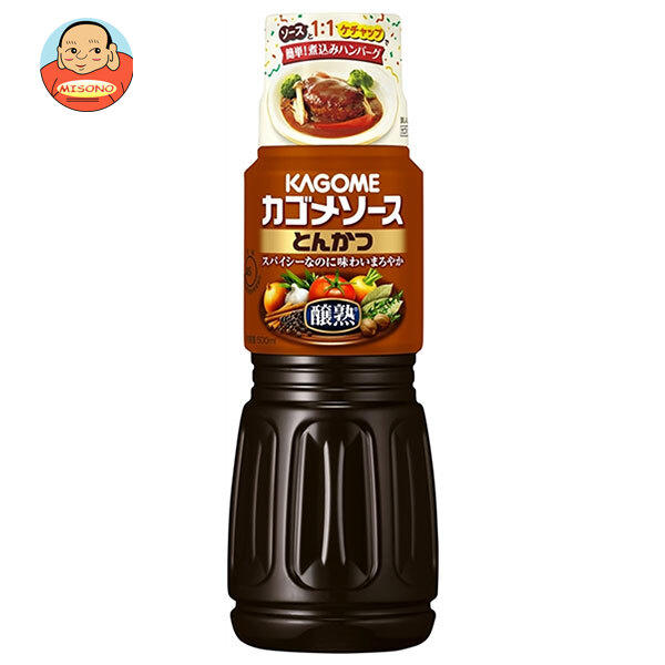 カゴメ 醸熟ソース とんかつ 500ml×20本入×(2ケース)｜ 送料無料 一般食品 調味料 ソース