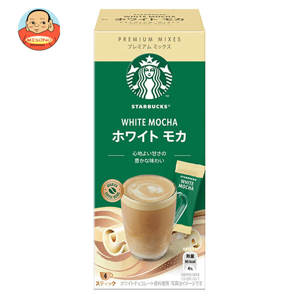 ネスレ日本 スターバックス プレミアム ミックス ホワイト モカ (24g×4P)×24箱入｜ 送料無料の通販は