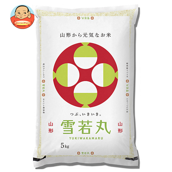 千亀利 【令和6年産】山形県産雪若丸 5kg×1袋入×(2袋)｜ 送料無料の通販は