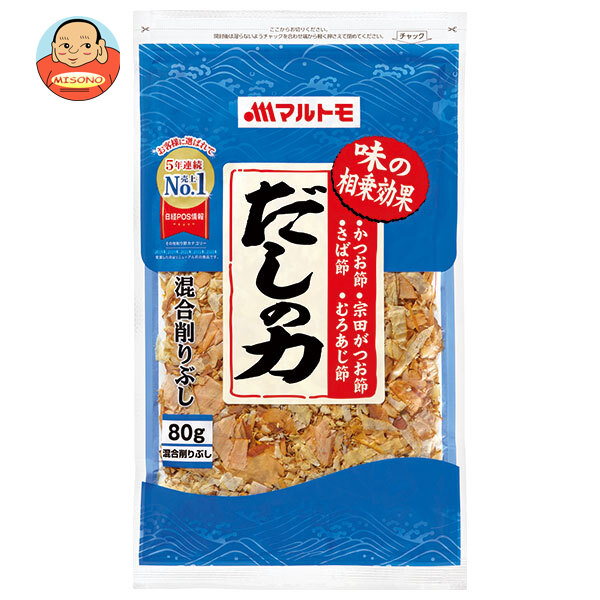 マルトモ だしの力 80g×12袋入×(2ケース)｜ 送料無料 一般食品 乾物 削り節 混合 出汁