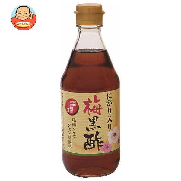 赤穂化成 にがり入り梅黒酢 360ml瓶×12本入×(2ケース)｜ 送料無料の通販は