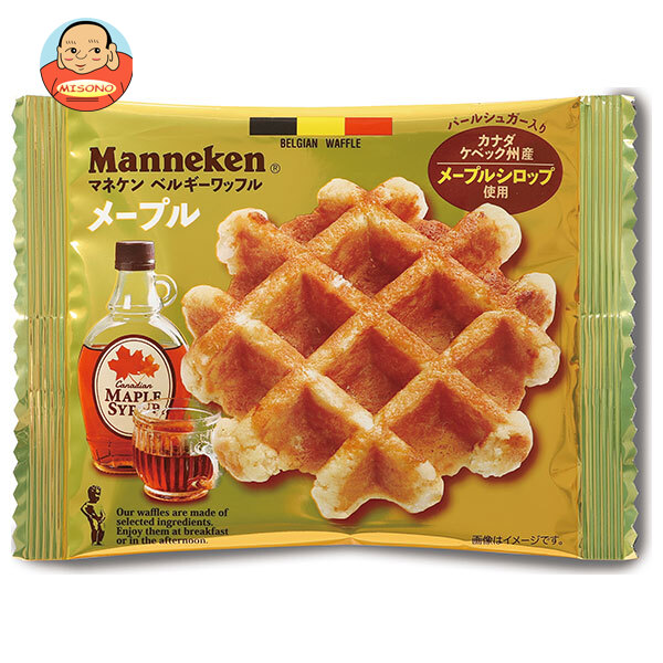 ローゼン マネケン メープルワッフル 30(6×5)個入×(2ケース)｜ 送料無料 洋菓子 焼き菓子 お菓子 おやつ