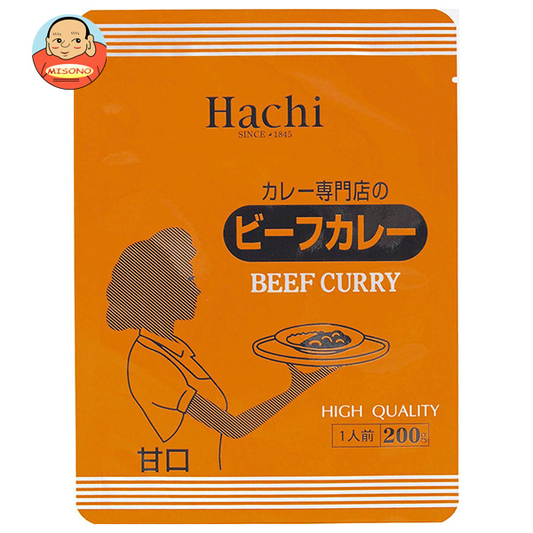 ハチ食品 カレー専門店のビーフカレー 甘口 200g×30個入×(2ケース)｜ 送料無料 ハチ カレー ビーフ