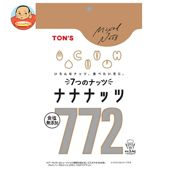 東洋ナッツ 食塩無添加 ナナナッツ 160g×10袋入×(2ケース)｜ 送料無料 お菓子 おつまみ 袋 豆
