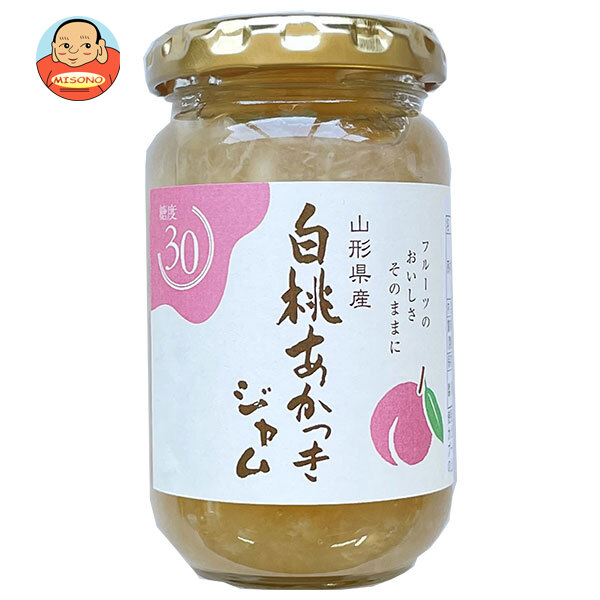 伊豆フェルメンテ 山形県産 白桃あかつきジャム 180g×12個入×(2ケース)｜ 送料無料 フルーツ 果物 ジャム ピーチ
