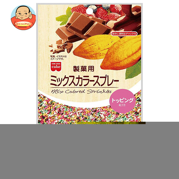 共立食品 製菓用 ミックスカラースプレー 120g×6袋入×(2ケース)｜ 送料無料 お菓子 菓子材料 トッピング