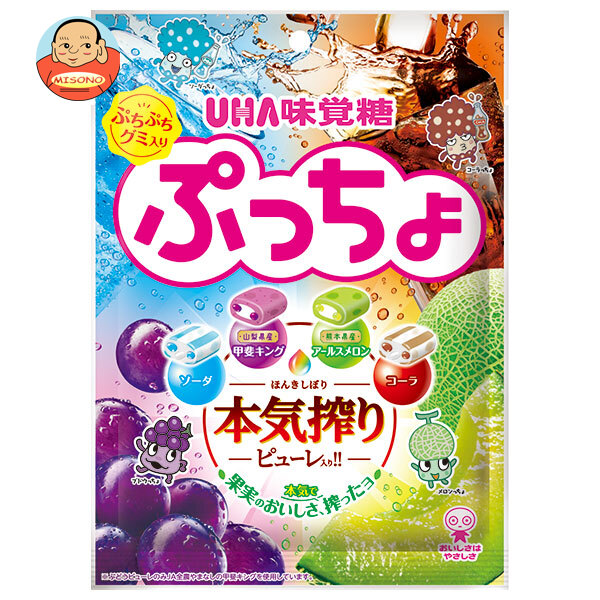 UHA味覚糖 ぷっちょ袋 4種アソート 88g×6個入×(2ケース)｜ 送料