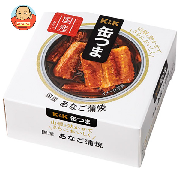 国分 K&K 缶つま 国産あなご蒲焼 80g×6個入×(2ケース) メーカー 問屋直送｜ 送料無料 おつまみ 缶詰