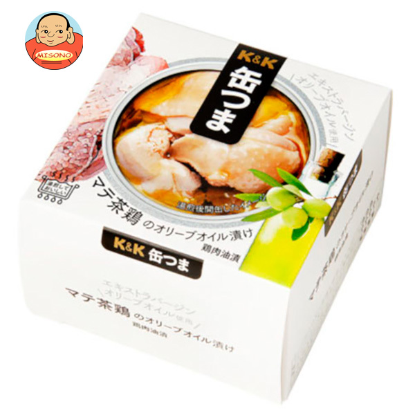 国分 K&amp;K 缶つま マテ茶鶏のオリーブオイル漬け 150g×12個入 メーカー 問屋直送｜ 送料無料 つまみ 缶詰 おかず