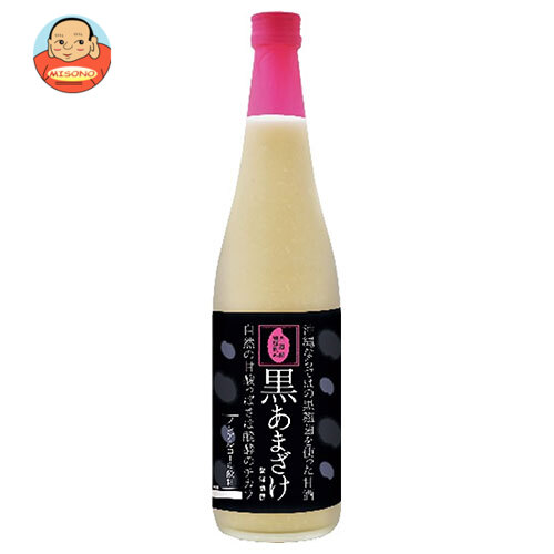 忠孝酒造 黒あまざけ 720ml瓶×12本入｜ 送料無料 甘酒 ノンアルコール 黒麹菌