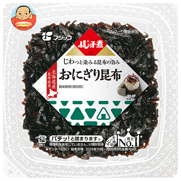 フジッコ ふじっ子煮 おにぎり昆布 74g×24(12×2)個入×(2ケース)｜ 送料無料 惣菜 佃煮 こんぶ ごはんのおとも