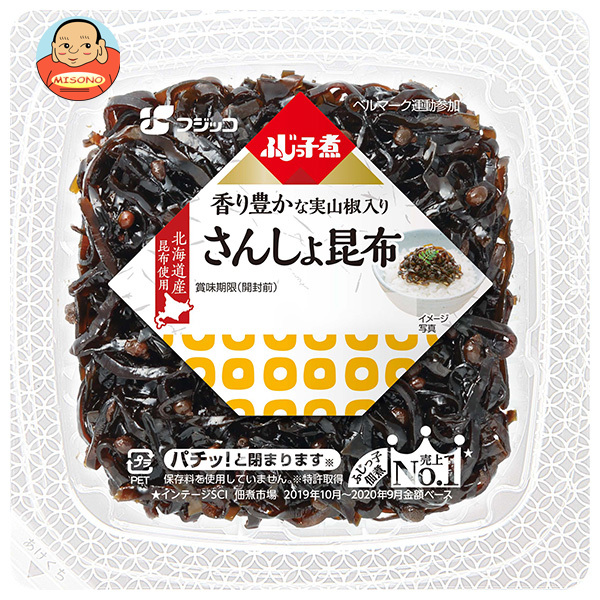 フジッコ ふじっ子煮 さんしょ昆布 74g×24(12×2)個入×(2ケース)｜ 送料無料 惣菜 佃煮 つくだに こんぶ