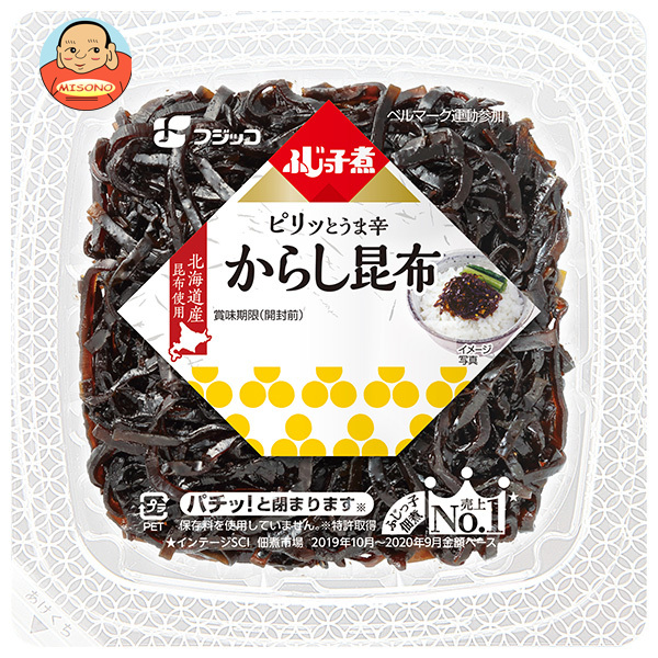 フジッコ ふじっ子煮 からし昆布 74g×24(12×2)個入×(2ケース)｜ 送料無料 惣菜 佃煮 つくだに こんぶ