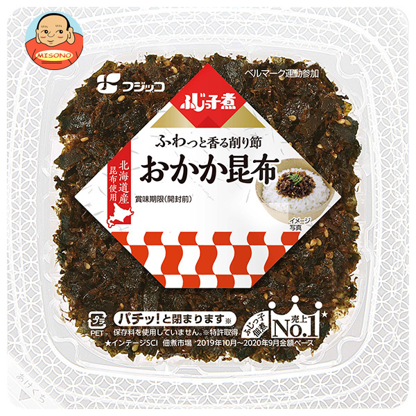 フジッコ ふじっ子煮 おかか昆布 65g×24(12×2)個入×(2ケース)｜ 送料無料 惣菜 佃煮 こんぶ ごはんのおとも