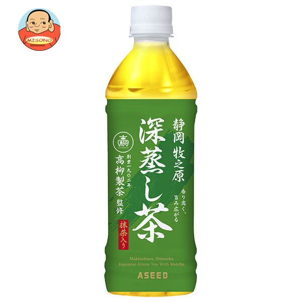 アシード 深蒸し茶 500mlペットボトル×24本入×(2ケース)｜ 送料無料 茶飲料 お茶 緑茶 抹茶入