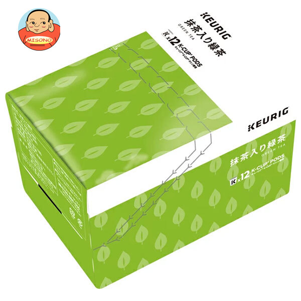 ユニカフェ キューリグ専用カートリッジ K-Cupパック 抹茶入り緑茶 12P×8箱入×(2ケース)｜ 送料無料 お茶 緑茶 カートリッジ Kカップ KEURIG BREWSTAR
