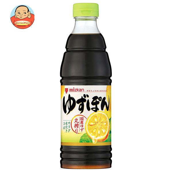 ミツカン ゆずぽん 600ml×12本入×(2ケース)｜ 送料無料 ぽん酢 調味料 酢 ポン酢 柚子