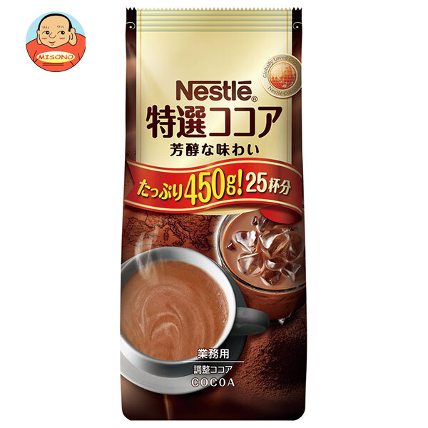 ネスレ日本 特選ココア 450g×3袋入×(2ケース)｜ 送料無料 嗜好品 インスタント ココア 紅茶・ココア類 粉末 袋