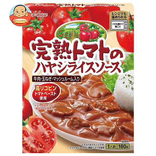 ハウス食品 レトルト 完熟トマトのハヤシライスソース 180g×30個入×(2ケース)｜ 送料無料 ハヤシ ハヤシライス レトルト