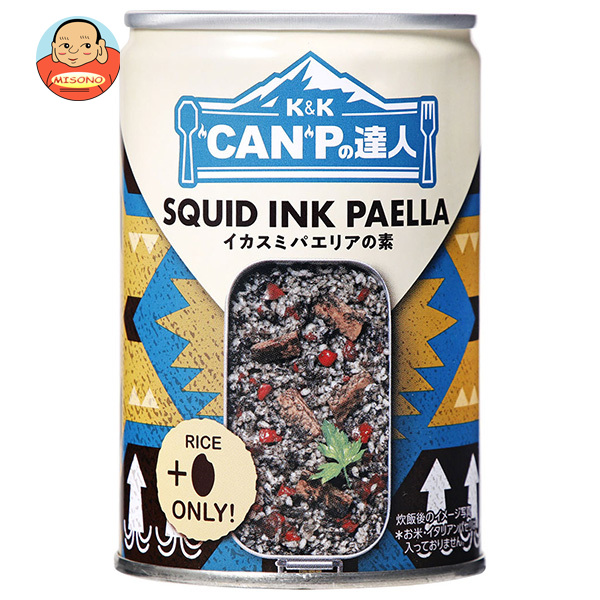 【送料無料・メーカー/問屋直送品・代引不可】国分 K&K CANPの達人 イカスミパエリアの素 270g×12個入×(2ケース)