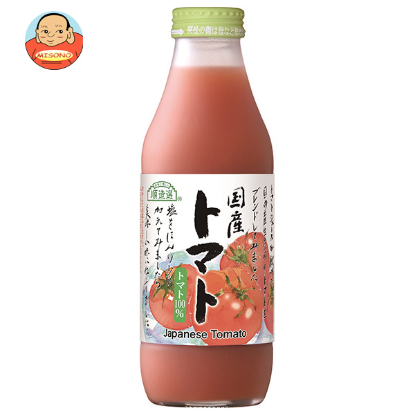 マルカイコーポレーション 順造選 国産トマト 500ml瓶×12本入×(2ケース)｜ 送料無料 トマトジュース とまと 野菜ジュース 国産トマト 100%