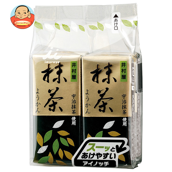 井村屋 ミニようかん 抹茶 (58g×4本)×12袋入×(2ケース)｜ 送料無料 羊羹 和菓子 お菓子 おやつ
