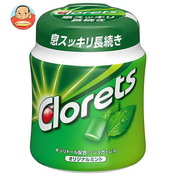 モンデリーズ・ジャパン クロレッツXP オリジナルミント ボトルR(粒ガム) 140g×6個入×(2ケース)｜ 送料無料 お菓子 ガム シュガーレス キシリトール配合