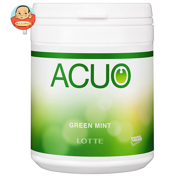 ロッテ ACUO(アクオ) グリーンミント ファミリーボトル 137g×6個入×(2ケース)｜ 送料無料 お菓子 ガム アクオ LOTTE