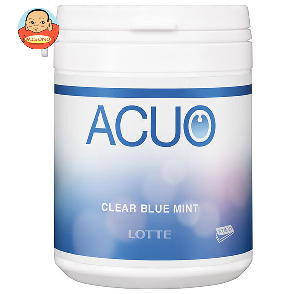 ロッテ ACUO(アクオ) クリアブルーミント ファミリーボトル 137g×6個入×(2ケース)｜ 送料無料 お菓子 ガム アクオ LOTTE