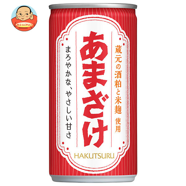 白鶴 あまざけ 190g缶×30本入×(2ケース)｜ 送料無料 甘酒 あまざけ ホット 酒粕 ノンアルコール