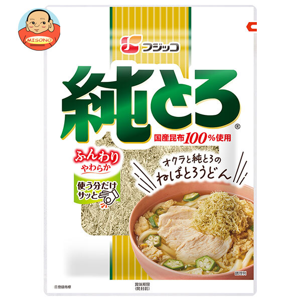 フジッコ 純とろ 大袋 23g×20袋入×(2ケース)｜ 送料無料 とろろ昆布 とろろこんぶ 昆布 海藻 ご飯のお供 おにぎり だし昆布 和食