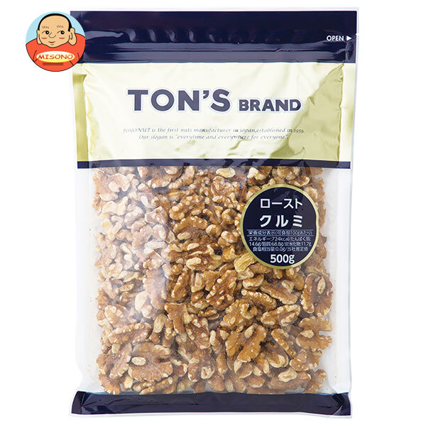 東洋ナッツ トン クルミ 500g×10袋入×(2ケース)｜ 送料無料 ナッツ お菓子 業務用 菓子材料 おつまみ