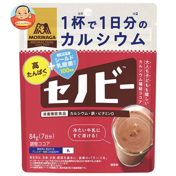 森永製菓 セノビー 84g袋×48袋入×(2ケース)｜ 送料無料 ココア 飲料 粉末 栄養機能食品
