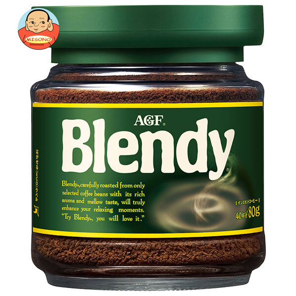 AGF ブレンディ 80g瓶×24本入×(2ケース)｜ 送料無料 コーヒー インスタントコーヒー 珈琲 Blendy