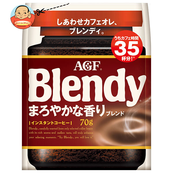 AGF ブレンディ まろやかな香りブレンド 70g袋×12袋入×(2ケース)｜ 送料無料 コーヒー インスタントコーヒー 珈琲 Blendy 詰め替え 12,146円