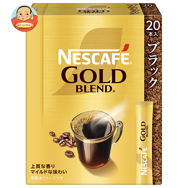 ネスレ日本 ネスカフェ ゴールドブレンド スティックブラック (2g×20P)×12箱入×(2ケース)｜ 送料無料 スティックコーヒー インスタント