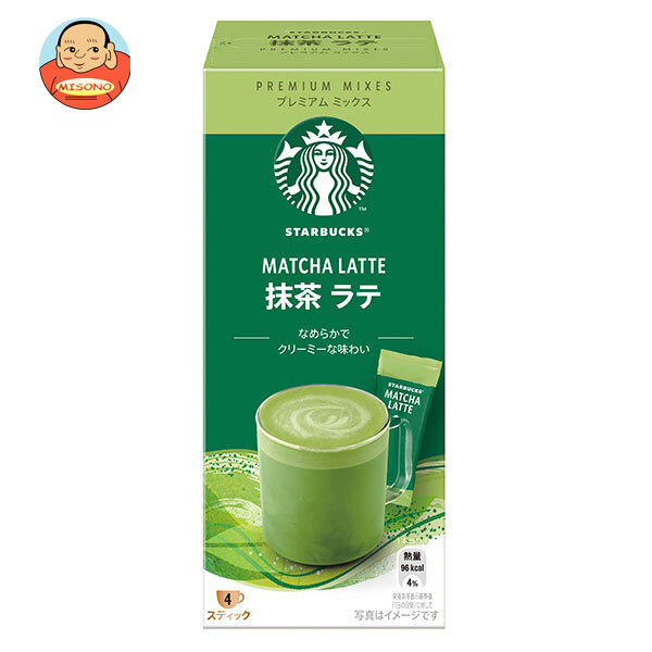 ネスレ日本 スターバックス プレミアム ミックス 抹茶ラテ (24g×4P)×24箱入｜ 送料無料 スティック 抹茶 ラテ まっちゃ スタバ