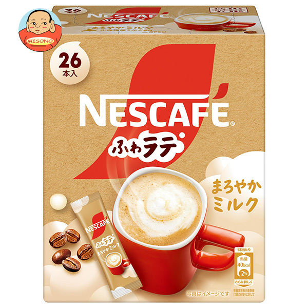 ネスレ日本 ネスカフェ エクセラ ふわラテ まろやかミルク (7.9g×26P)×12箱入×(2ケース)｜ 送料無料 嗜好品 コーヒー 粉末 スティック