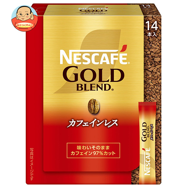 ネスレ日本 ネスカフェ ゴールドブレンド カフェインレス スティック ブラック (2g×14P)×12箱入×(2ケース)｜ 送料無料 嗜好品 スティック インスタント 粉末 箱