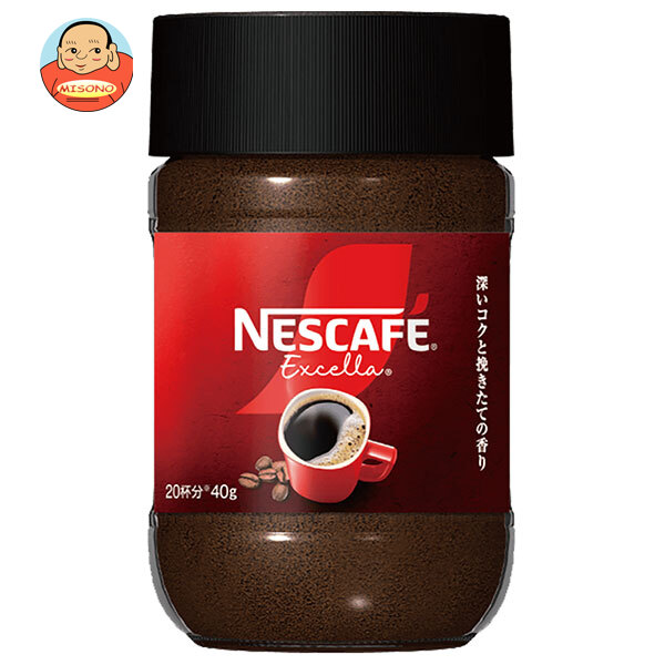 ネスレ日本 ネスカフェ エクセラ 40g瓶×12個入｜ 送料無料 嗜好品 インスタント コーヒー 珈琲 瓶