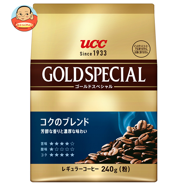 UCC ゴールドスペシャル コクのブレンド 240g×12(6×2)袋入×(2ケース)｜ 送料無料 珈琲 レギュラーコーヒー コーヒー 粉